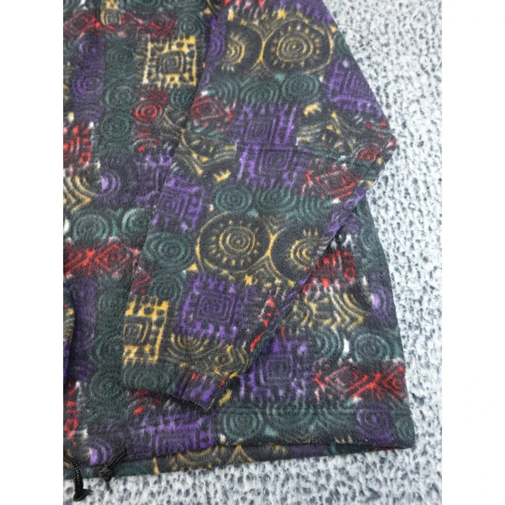 McIntosh & Seymour Fleece Pullover‎ Mens Large Multi-Color Tribal Aztec 1/4 Zip